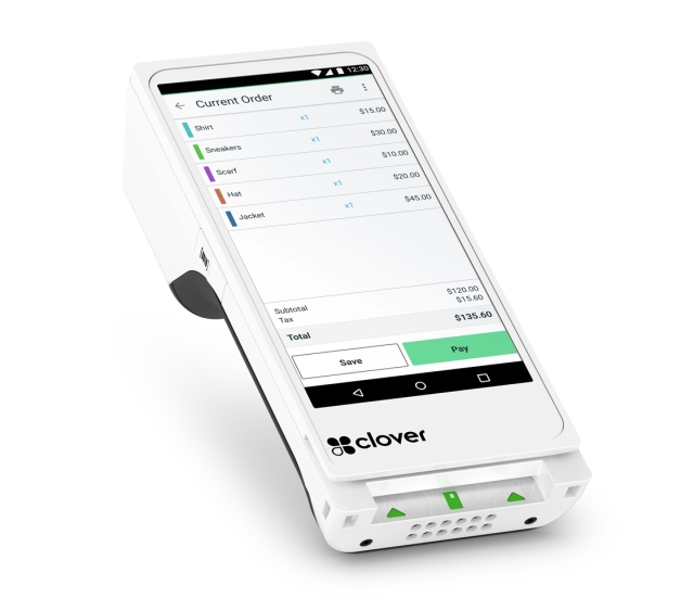 A Clover Flex 3 terminal